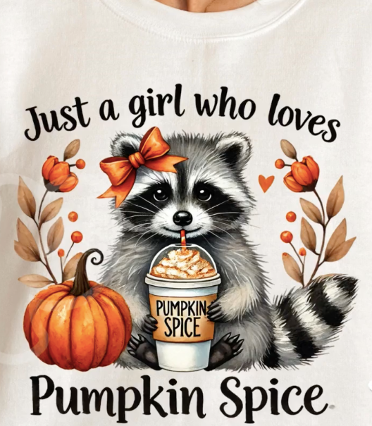 Pumpkin Spice Raccoon Tee