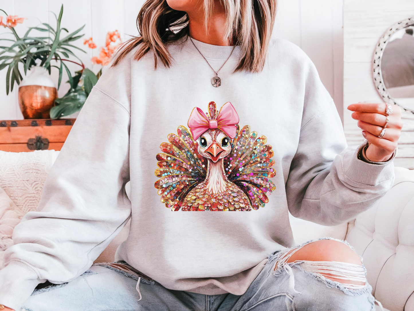 Cute Turkey Tee or Sweatshirt