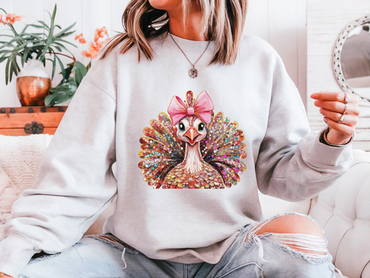 Cute Turkey Tee or Sweatshirt