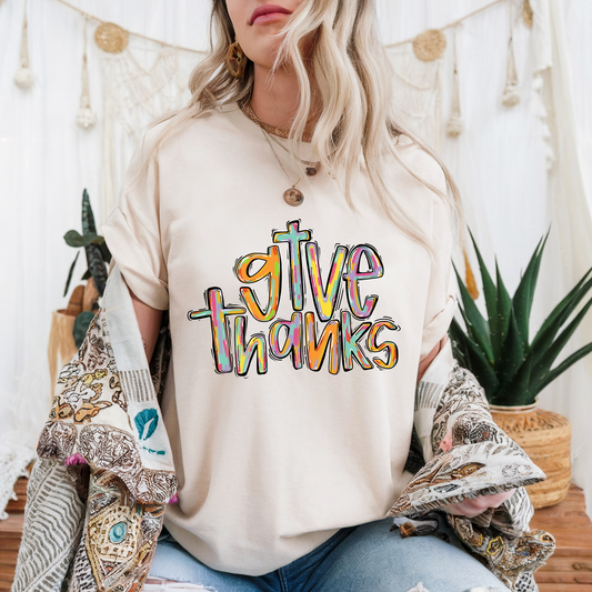 Give Thanks Tee or Sweatshirt