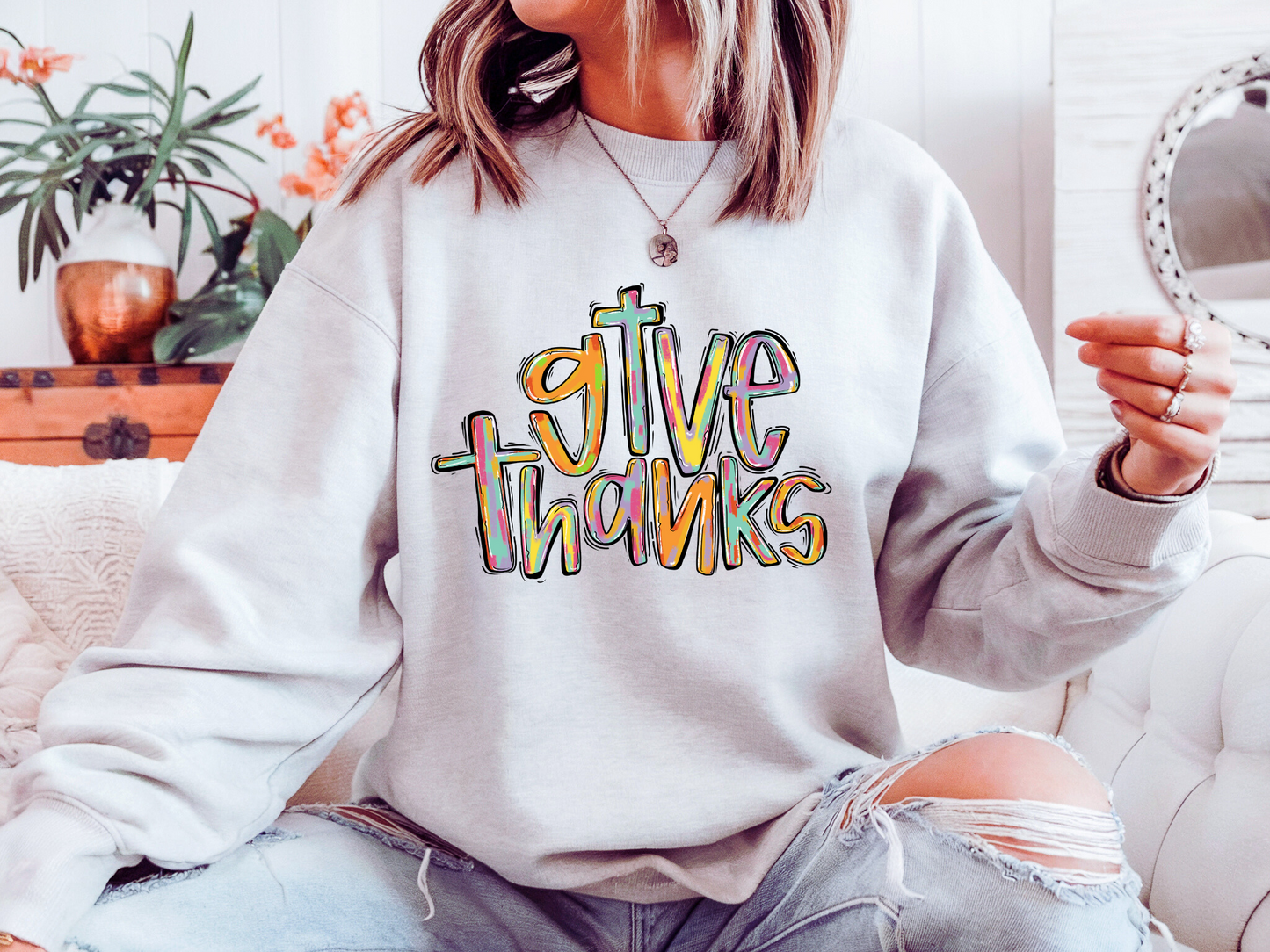 Give Thanks Tee or Sweatshirt