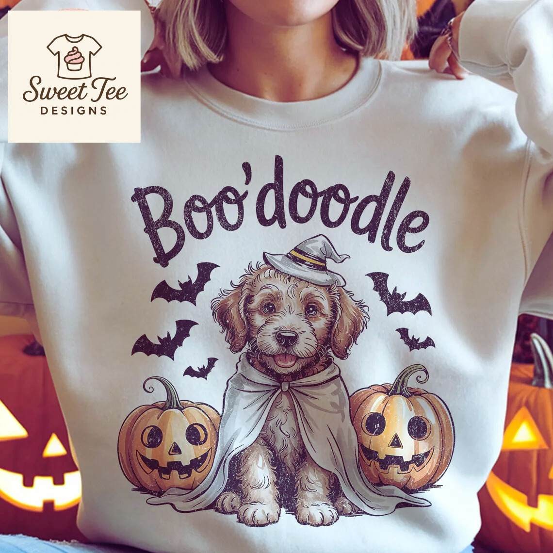 Boo Doodle Golden Doodle Tee