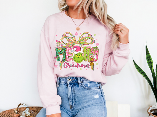 Merry Grinchmas Christmas Tee or Sweatshirt