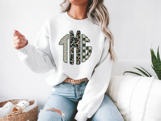 Camo Too Monogram Tee