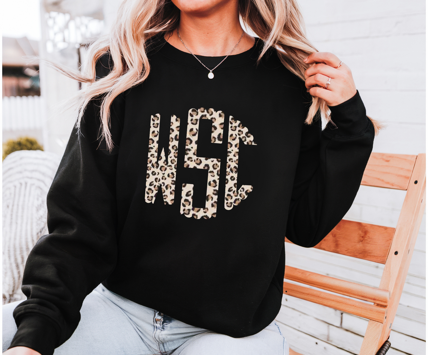 Cheetah Monogram Tee or Sweatshirt