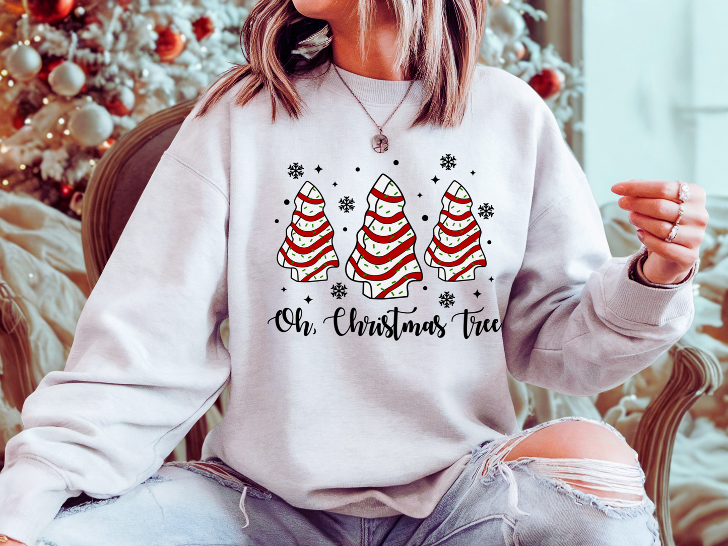 Christmas Tree Cake Tee or Sweatshirt