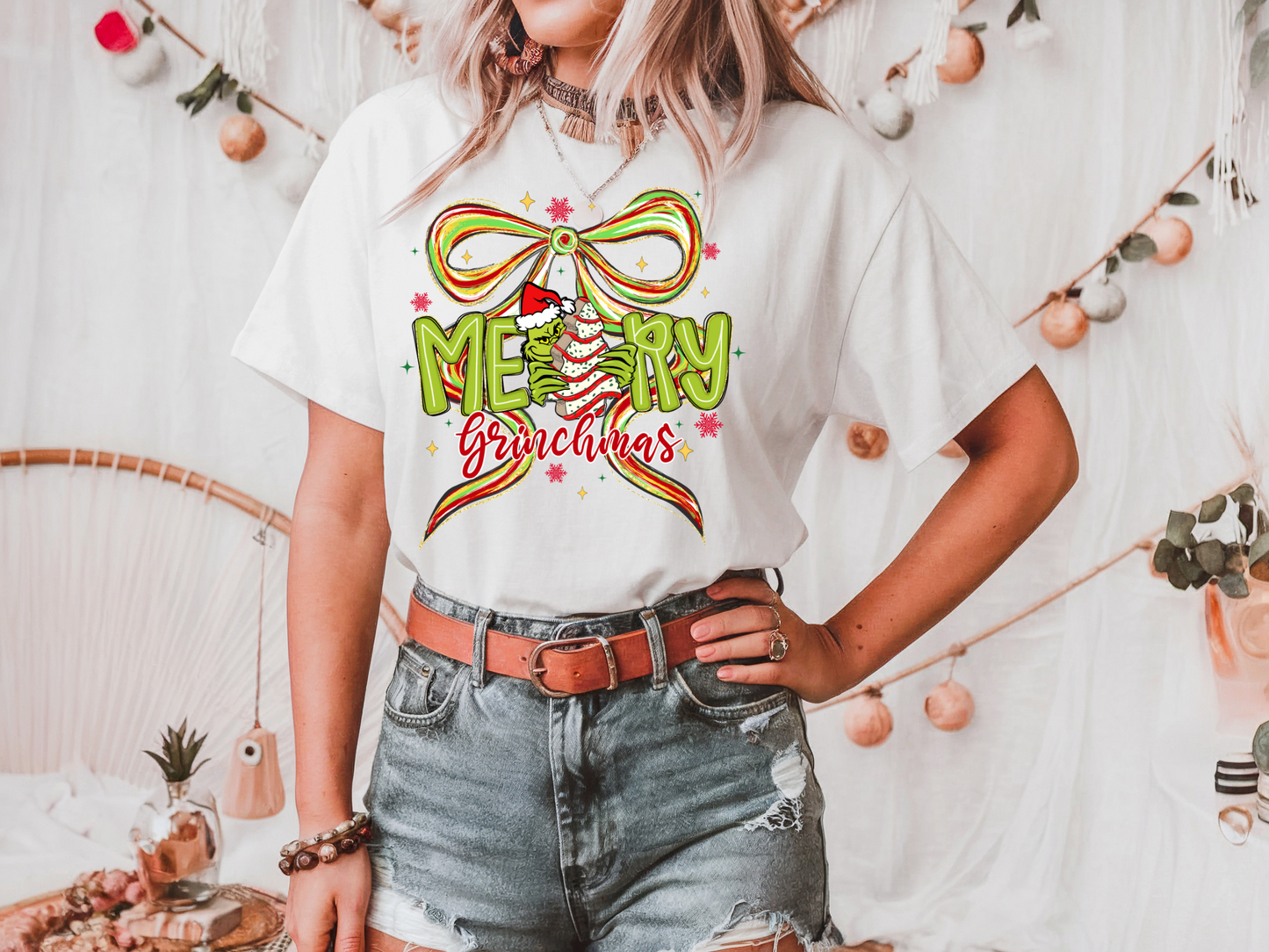 Merry Grinchmas Christmas Tee or Sweatshirt